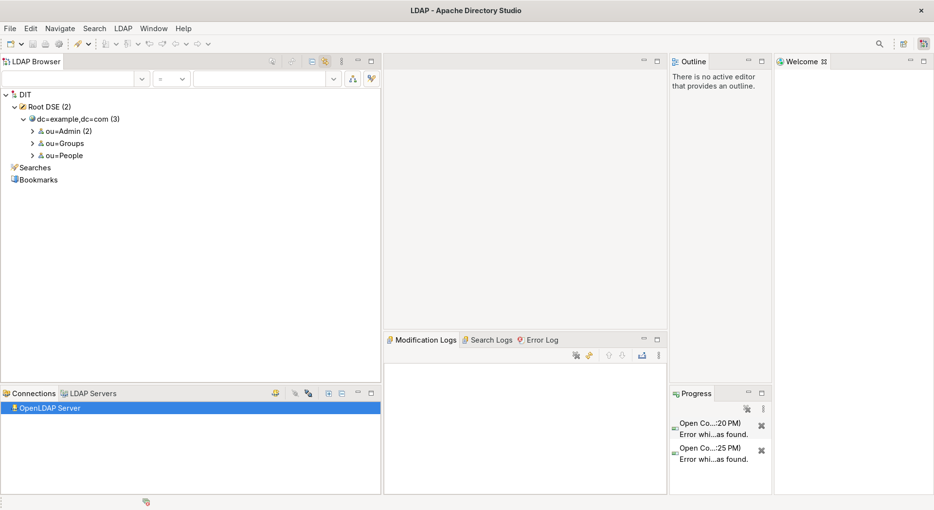 Apache Directory Studio Application